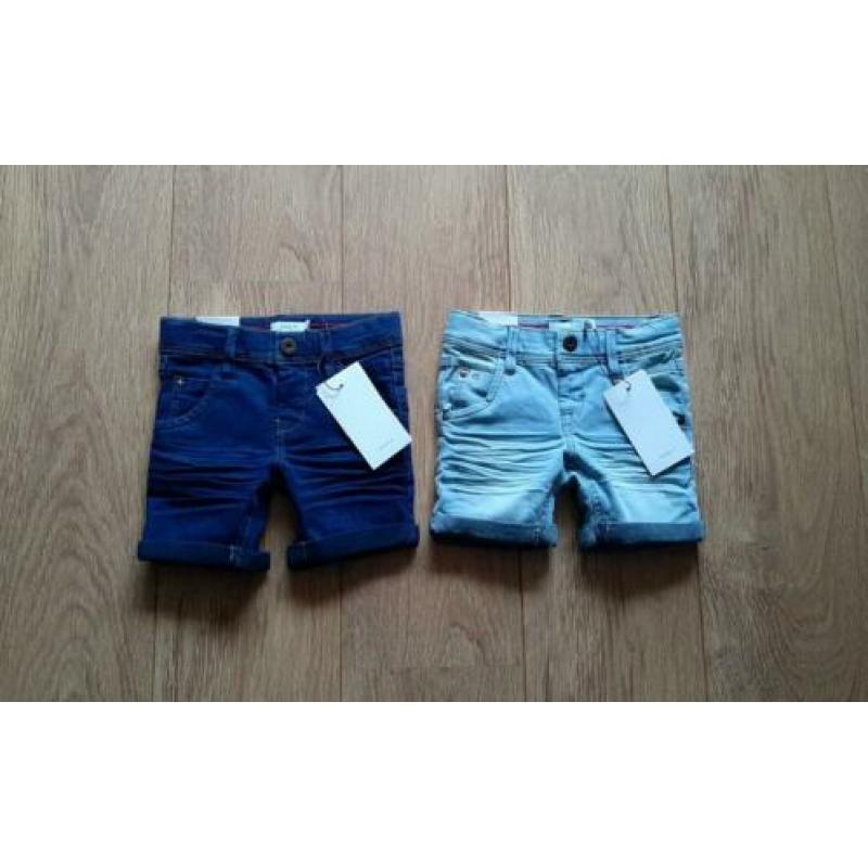 NIEUW stoere Name It korte stretch jeans maat 104 (4)