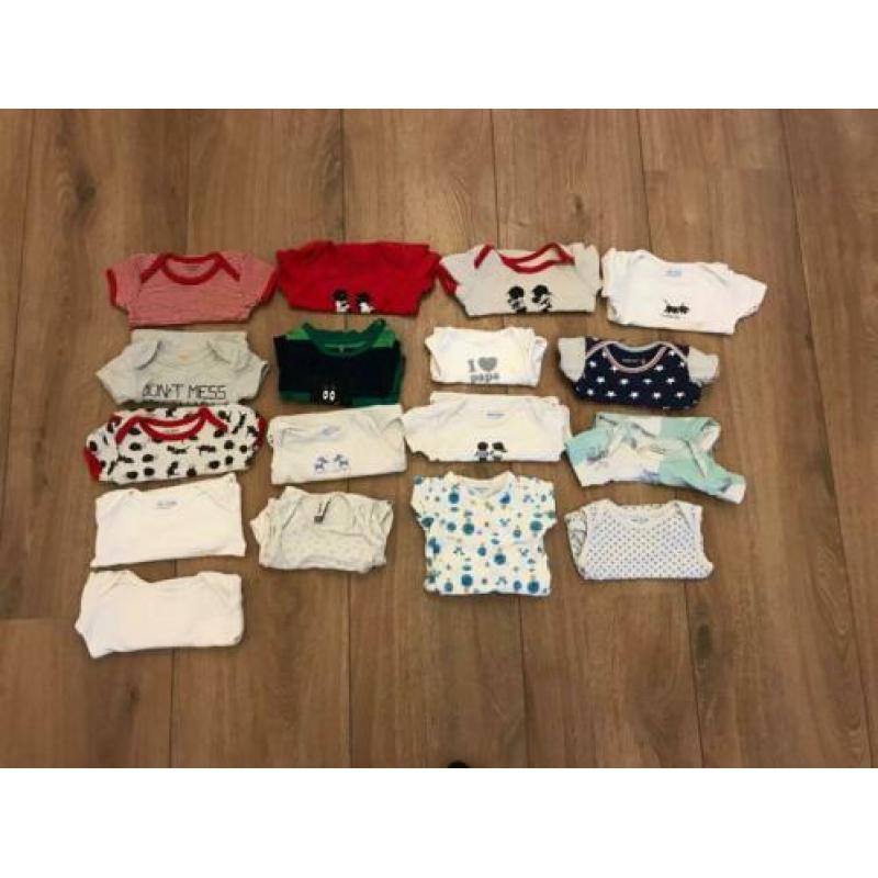Pakket rompers maat 56