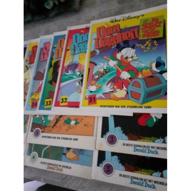 Oom Dagobert 17 boeken waaronder eerste edities uit 1978
