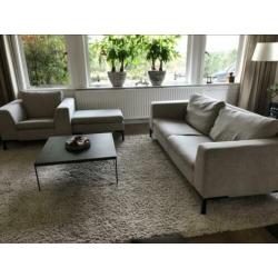 3-zits bankstel en fauteuil Montel