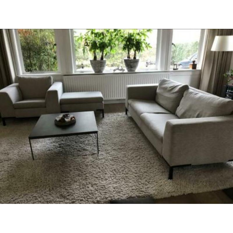 3-zits bankstel en fauteuil Montel