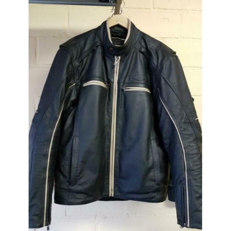 TRIUMPH motorjas in zwaar leder