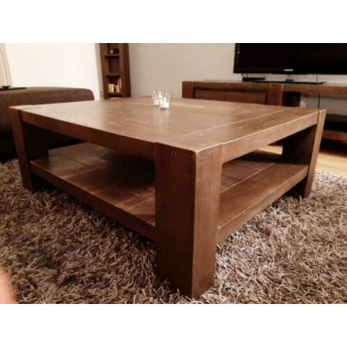 Salontafel donkerbruin