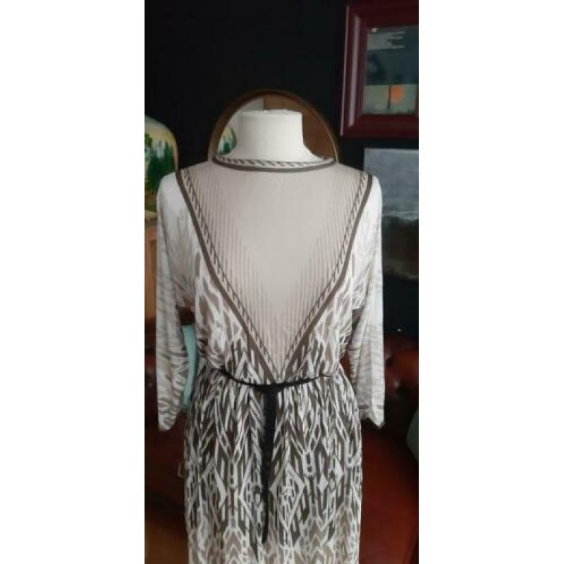 Mooie vintage jurk maat 38/40 kleur bruin