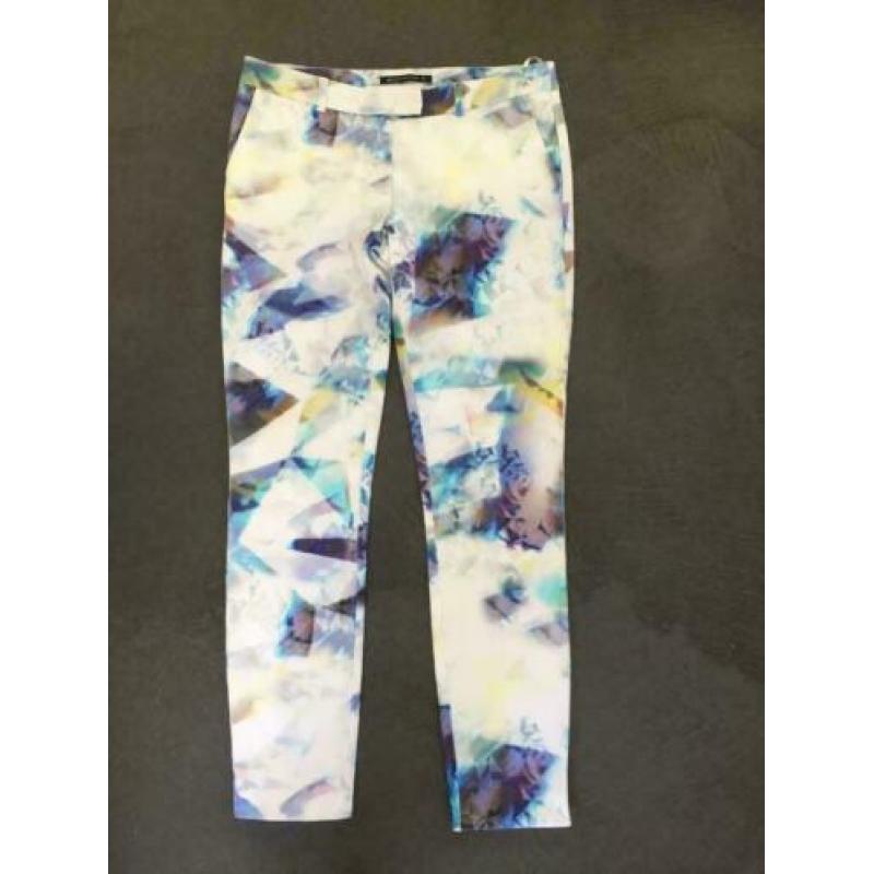 D610 EXPRESSO maat 36=S broek pantalon jeans wit blauw