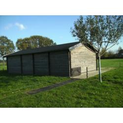 schuur / carport / blokhut - merk LUGARDE 5 x 10 meter
