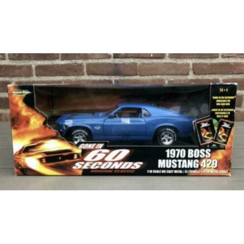 1970 Boss Mustang 429 new in box ongeopend