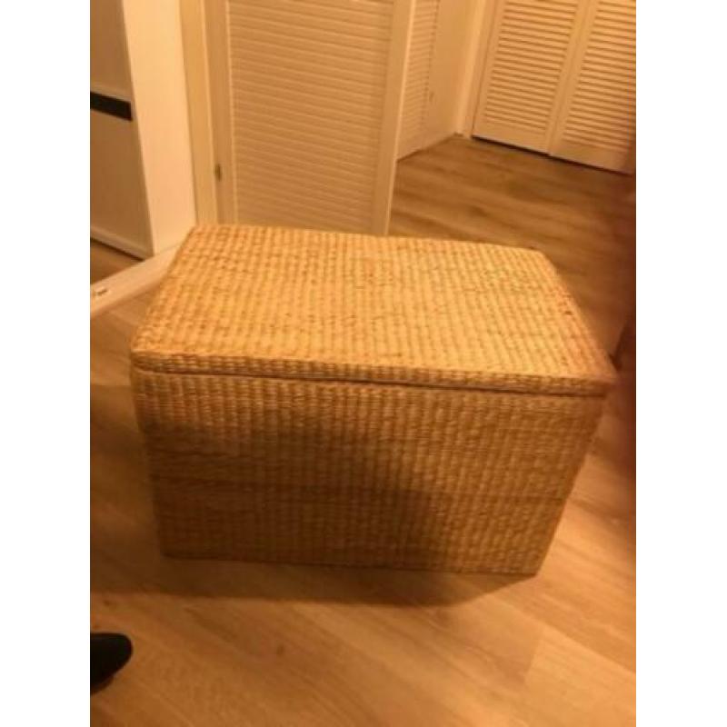 Rotan/ rieten kist (62x38x40 cm)