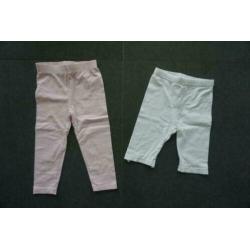 ZGAN Jottum Capri Basic Witte Legging, onder Jurk Wit, Mt 86