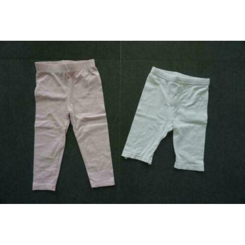 ZGAN Jottum Capri Basic Witte Legging, onder Jurk Wit, Mt 86