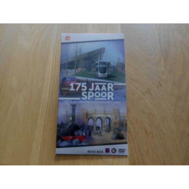 175 Jaar spoorwegen in Nederland 4 DVD- box .
