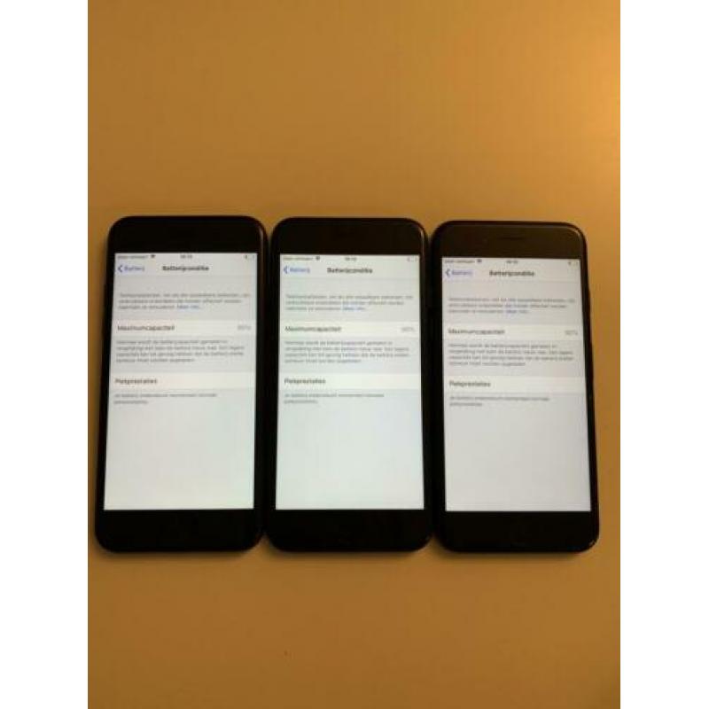 3x iphone 7 32gb zwart