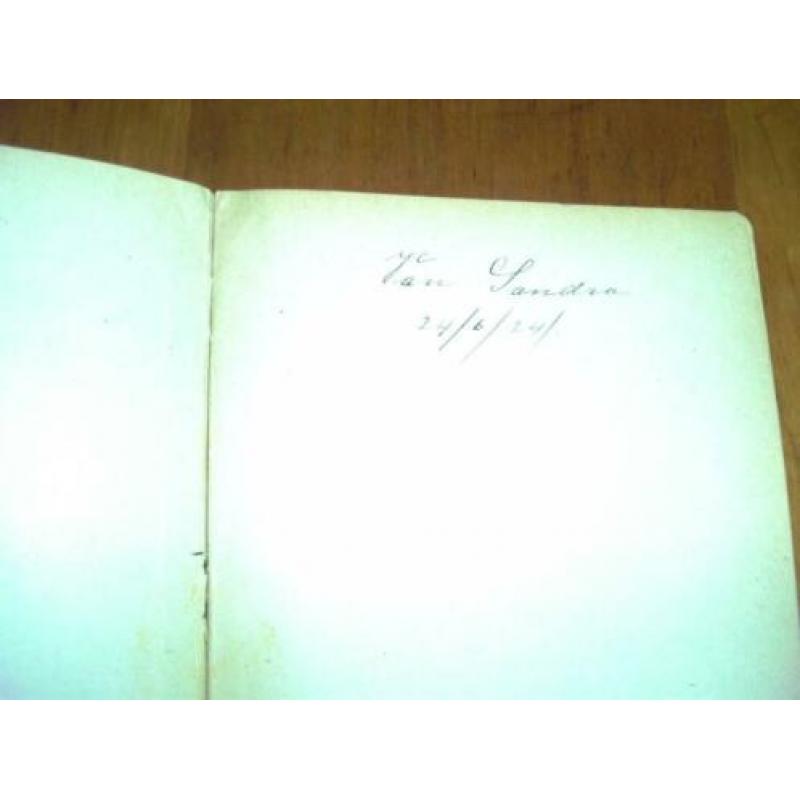 dagboek uit 1924