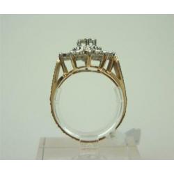 Ring goud met 0.10K diamant / Z6243