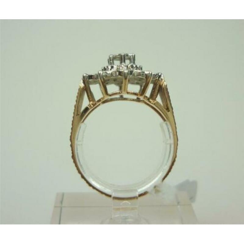 Ring goud met 0.10K diamant / Z6243
