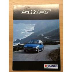 Autofolder/Brochure Suzuki Swift 1993 6 pagina's
