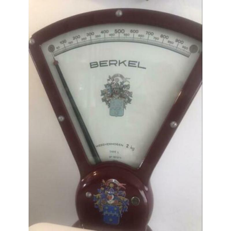 Berkel weegschaal L Stella Duci 2 kilo 1946 collectorsitem!