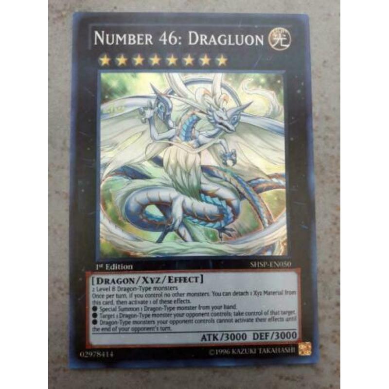 Number 46: Dragluon Super Rare SHSP - YuGiOh