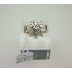 Ring goud met 0.10K diamant / Z6243