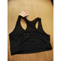 Nieuwe sport top H&M maat XS zwart €6,5
