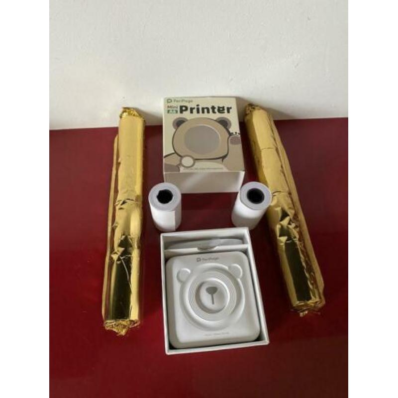 PeriPage pocketprinter plús 10 rollen wit print papier € 60