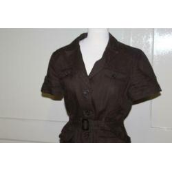 vlot linnen blouse mt 42 KOOPJE