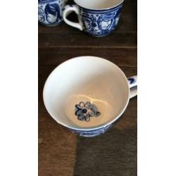 Blond Amsterdam delft soepkommen