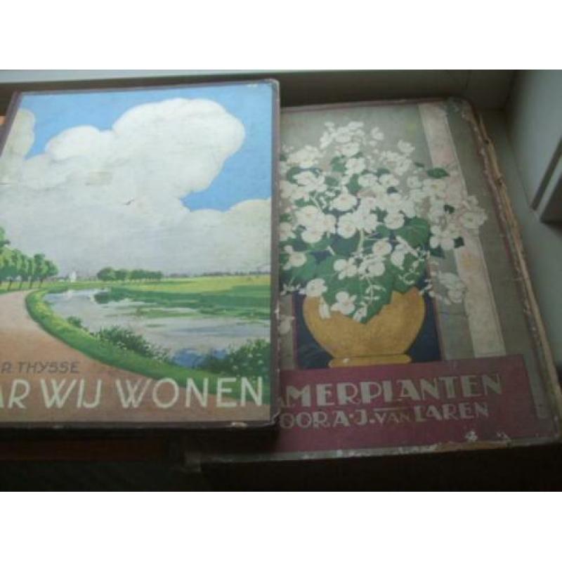 Diverse oude Verkade albums en landen boeken