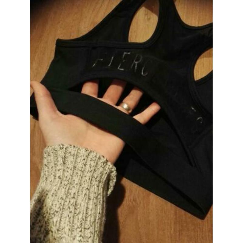 Nieuwe sport top H&M maat XS zwart €6,5