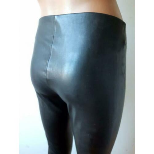 Pu leer stretch broek, mt 36 TREND one