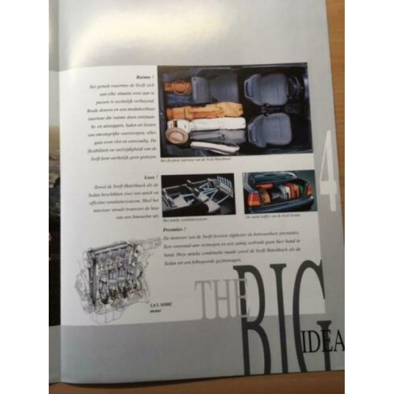 Autofolder/Brochure Suzuki Swift 1993 6 pagina's
