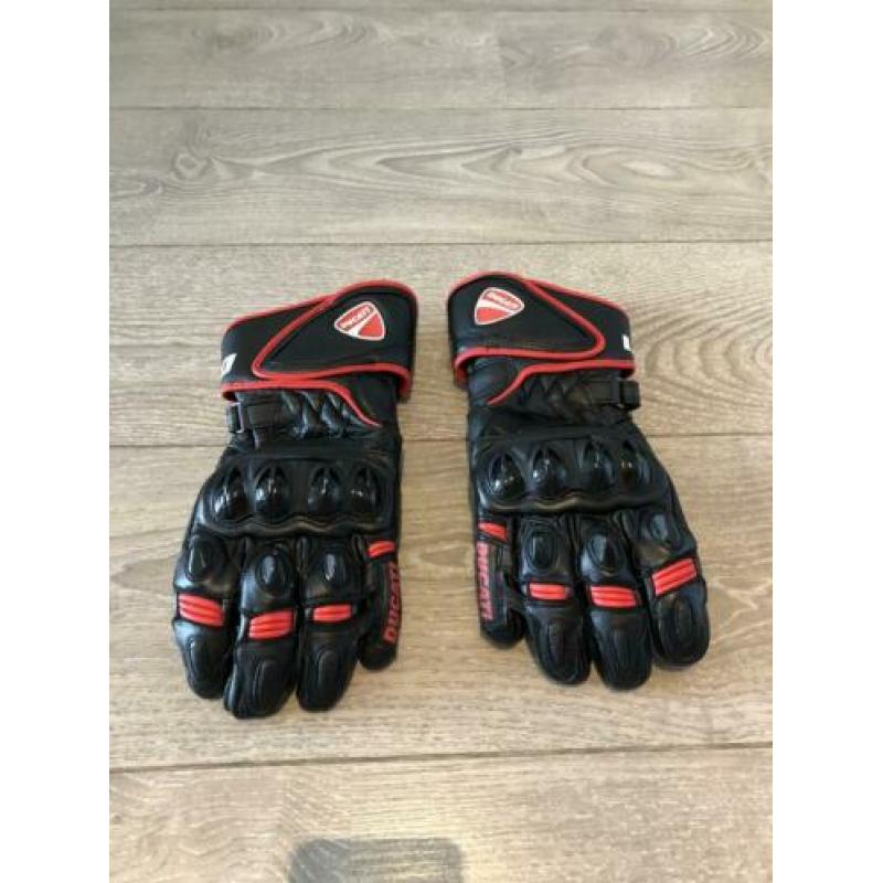 Ducati Alpinestars maat M leder race motorhandschoenen zwart