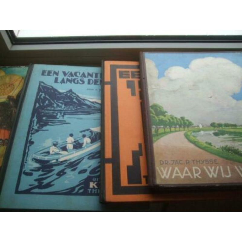 Diverse oude Verkade albums en landen boeken
