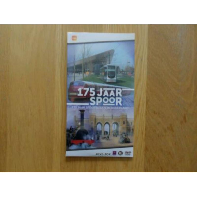 175 Jaar spoorwegen in Nederland 4 DVD- box .