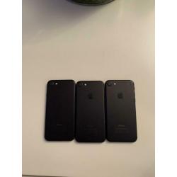 3x iphone 7 32gb zwart