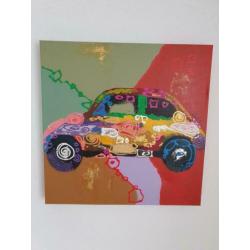 Te koop: Olieverf schilderij, VW KEVER