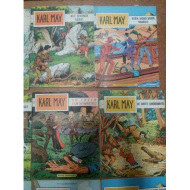 Stripboeken Karl May 16 × .
