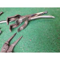 Set van 4 griptangen / lastangen
