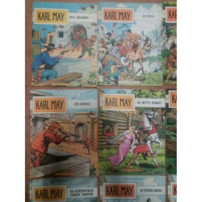 Stripboeken Karl May 16 × .