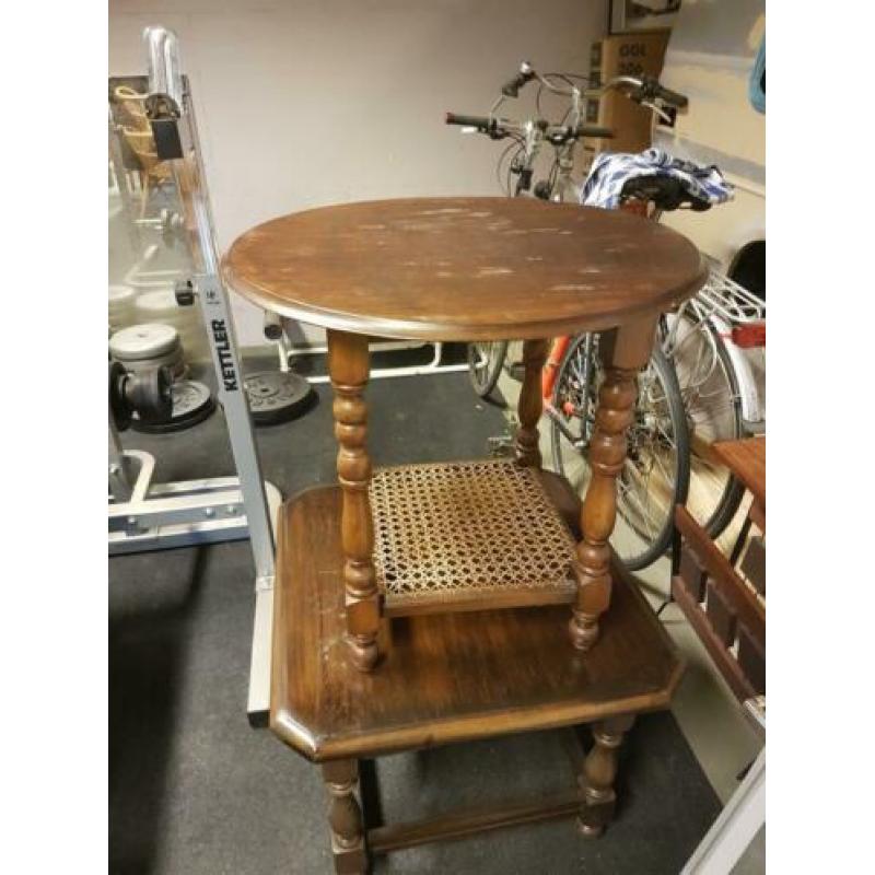 Bijzet tafel, met lade, kastje met laden