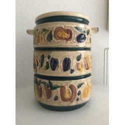 Prachtige vintage West Germany Rumtopf design vaas pot