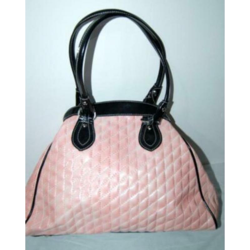 NIEUWE VERA PELLE leren, lederen handtas, tas, leer, roze