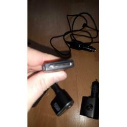 Collectie 12V auto adapters/opladers