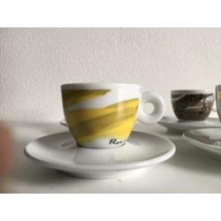 illy art collection Italy 6 espressocups Peter Roesch 1999