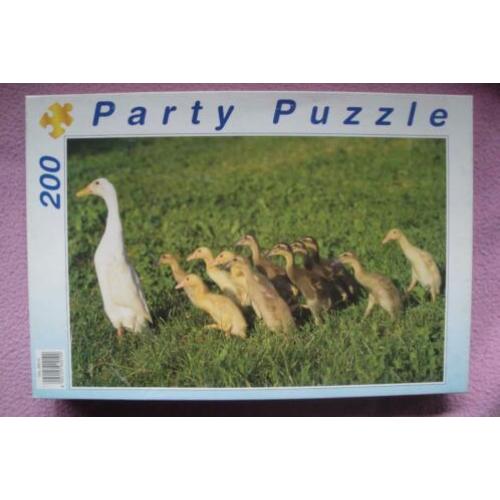 PARTY KINDER PUZZLE 200 grote stukjes voor 1.95euro.