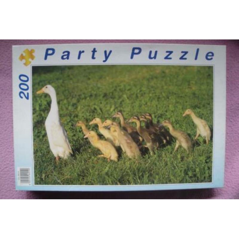 PARTY KINDER PUZZLE 200 grote stukjes voor 1.95euro.