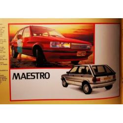 MG Montego MG Maestro van Austin Rover - 1984 autofolder