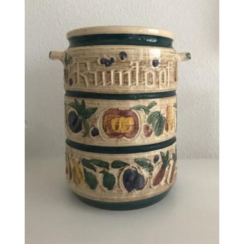 Prachtige vintage West Germany Rumtopf design vaas pot