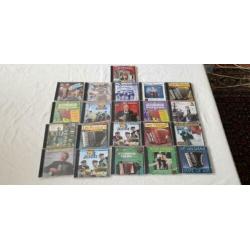 Mooi Collectie van 21 cd's Accordeon muziek diverse titels