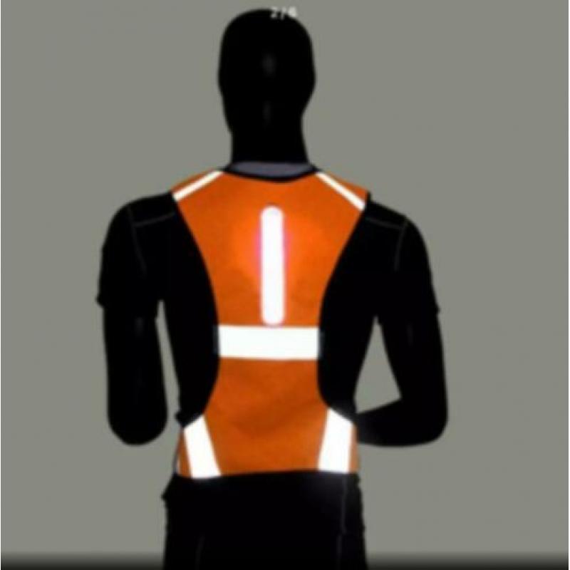 NIEUW!! Veiligheidsvest Hogezichtbaarheid met ledverlichting